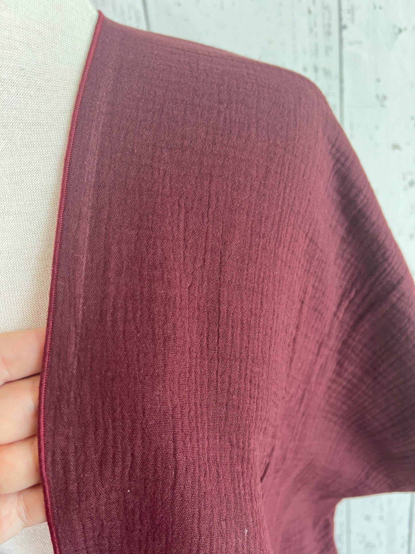 Mulberry Organic Cotton Short Sleeve Kimono