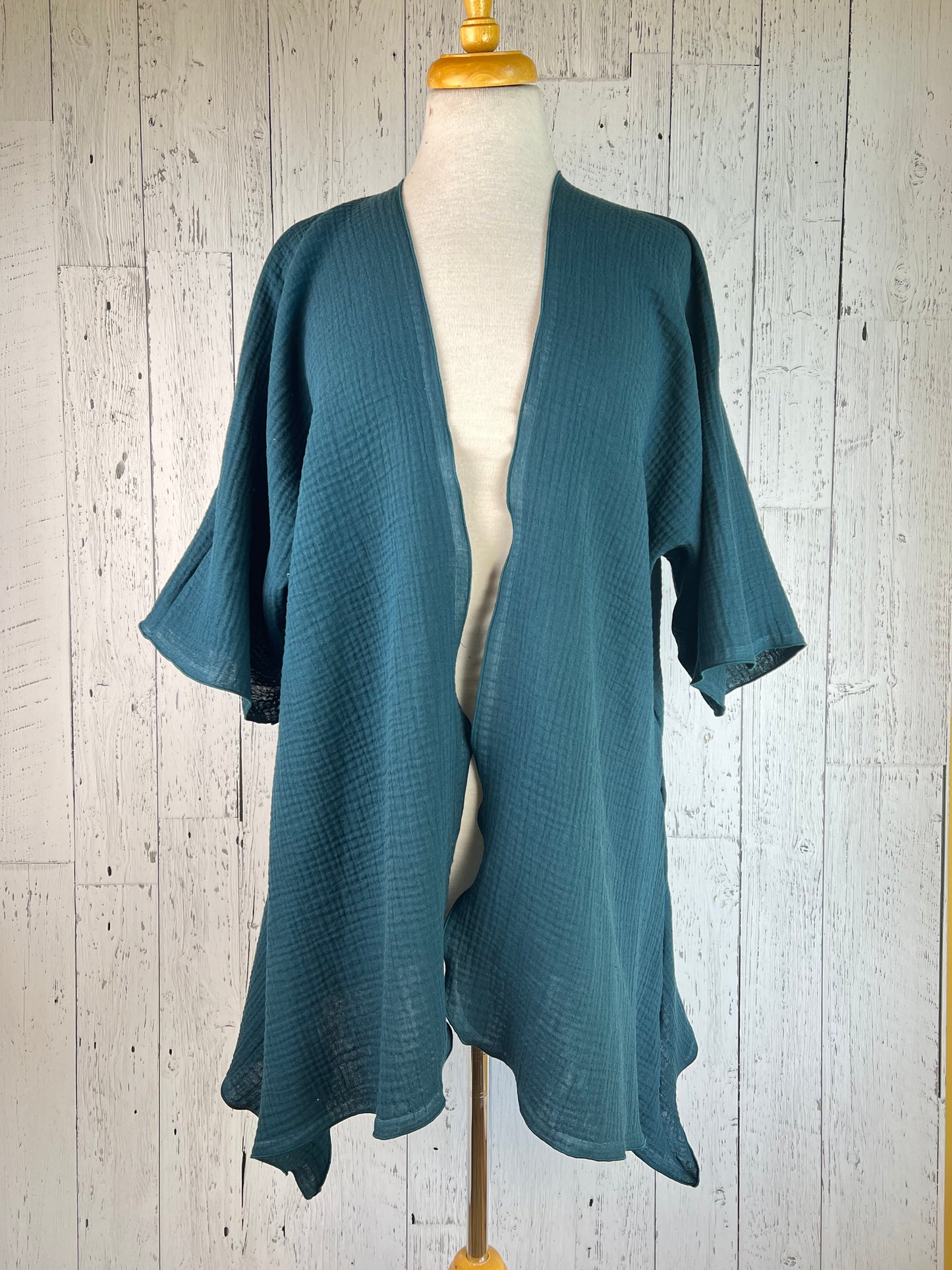 Lagoon Organic Cotton Sleeved Kimono