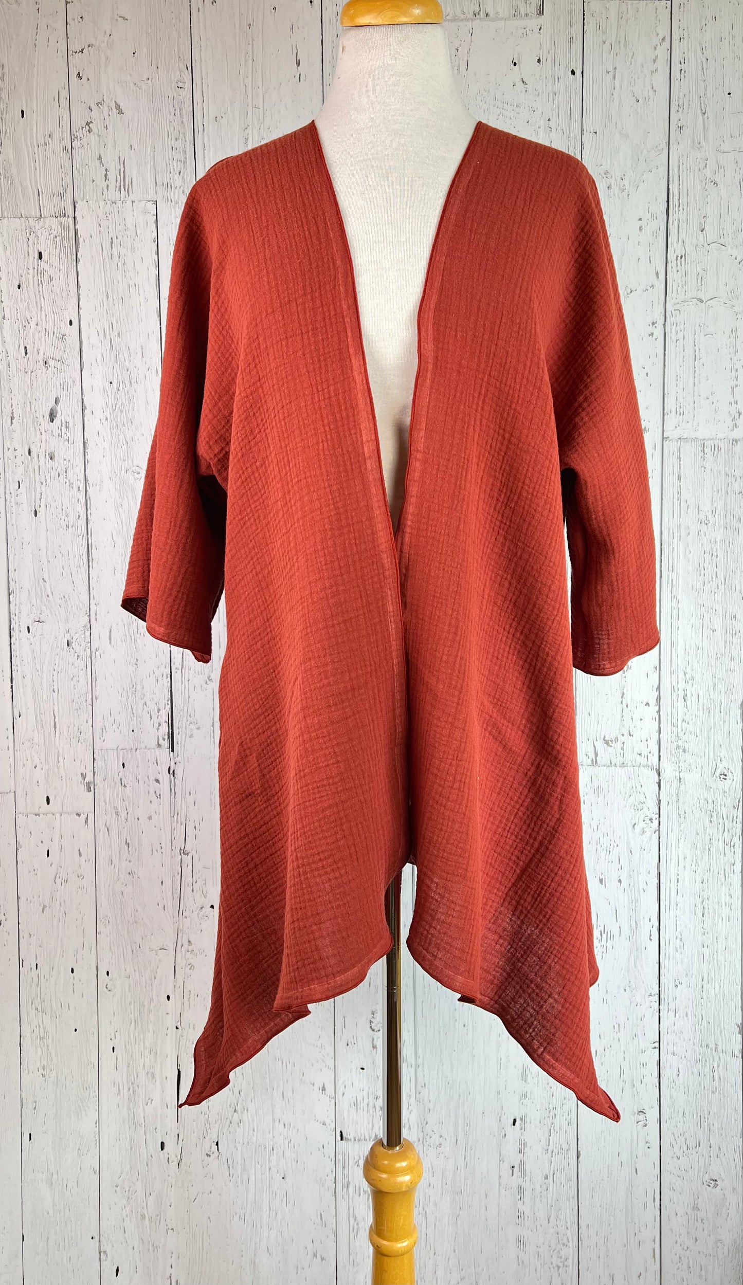 Auburn Organic Cotton Sleeved Kimono
