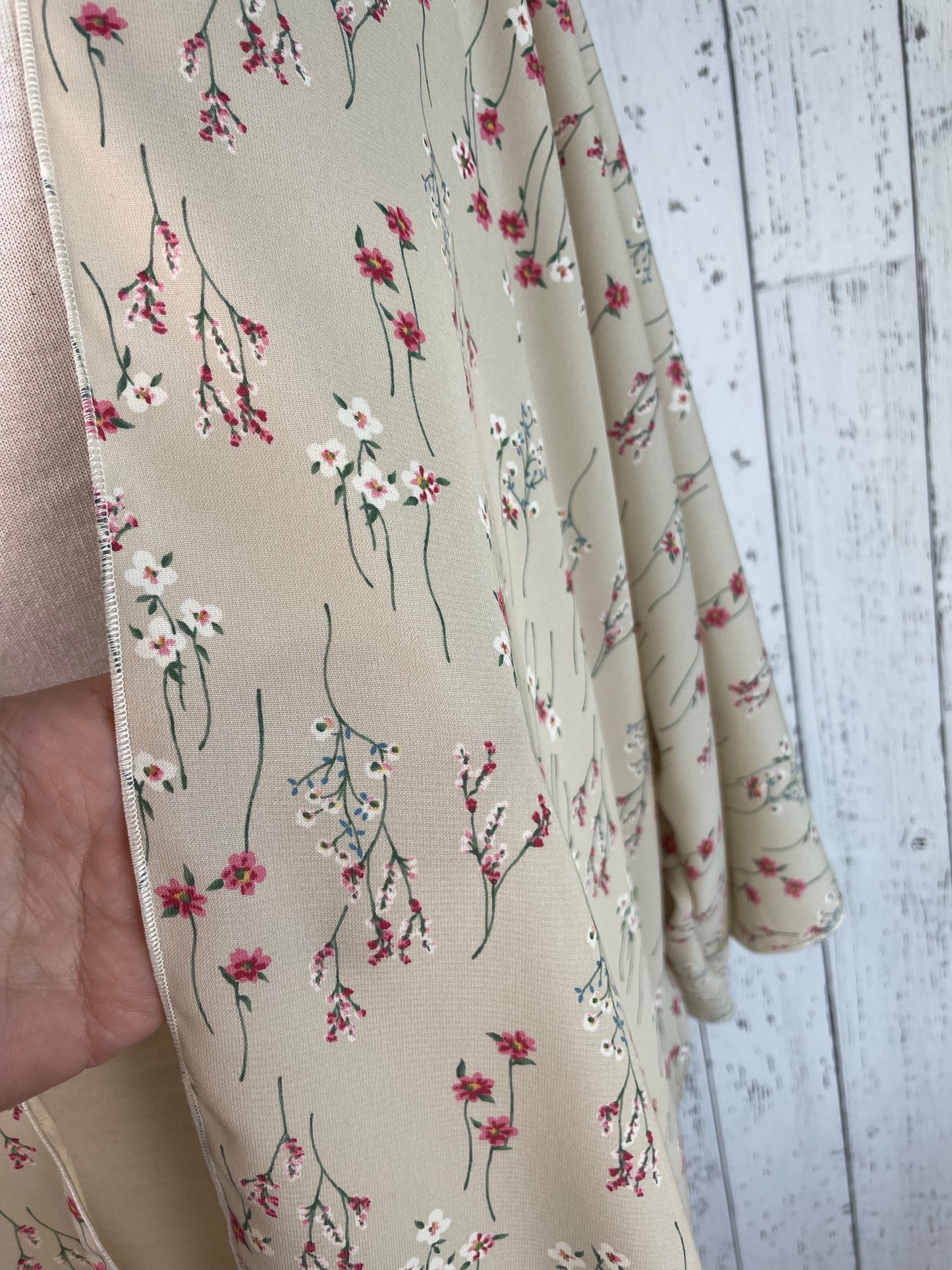Spring Meadow Sleeved Kimono Mid Length
