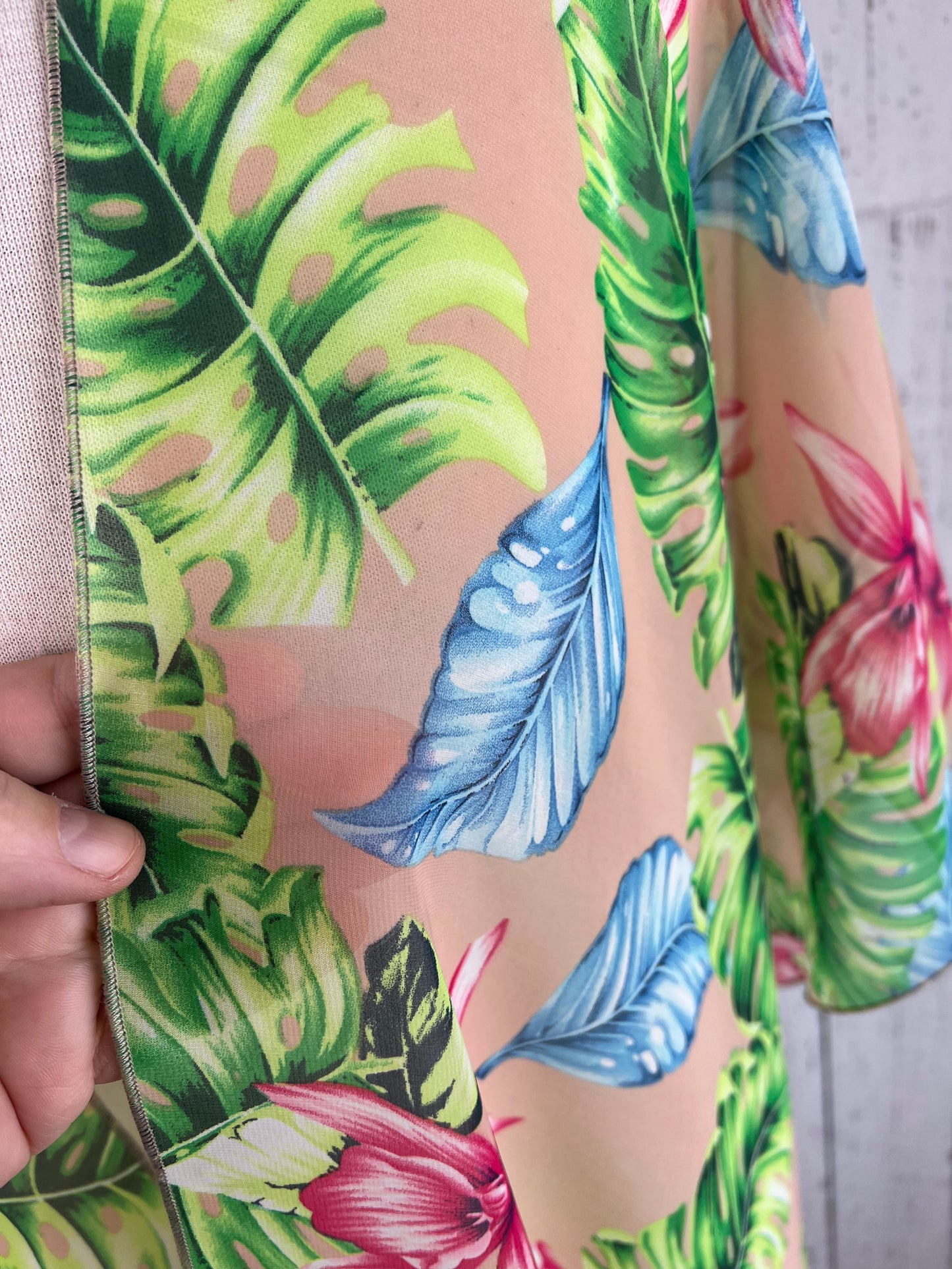 Tropical Breeze Sleeved Kimono (Various Lengths )