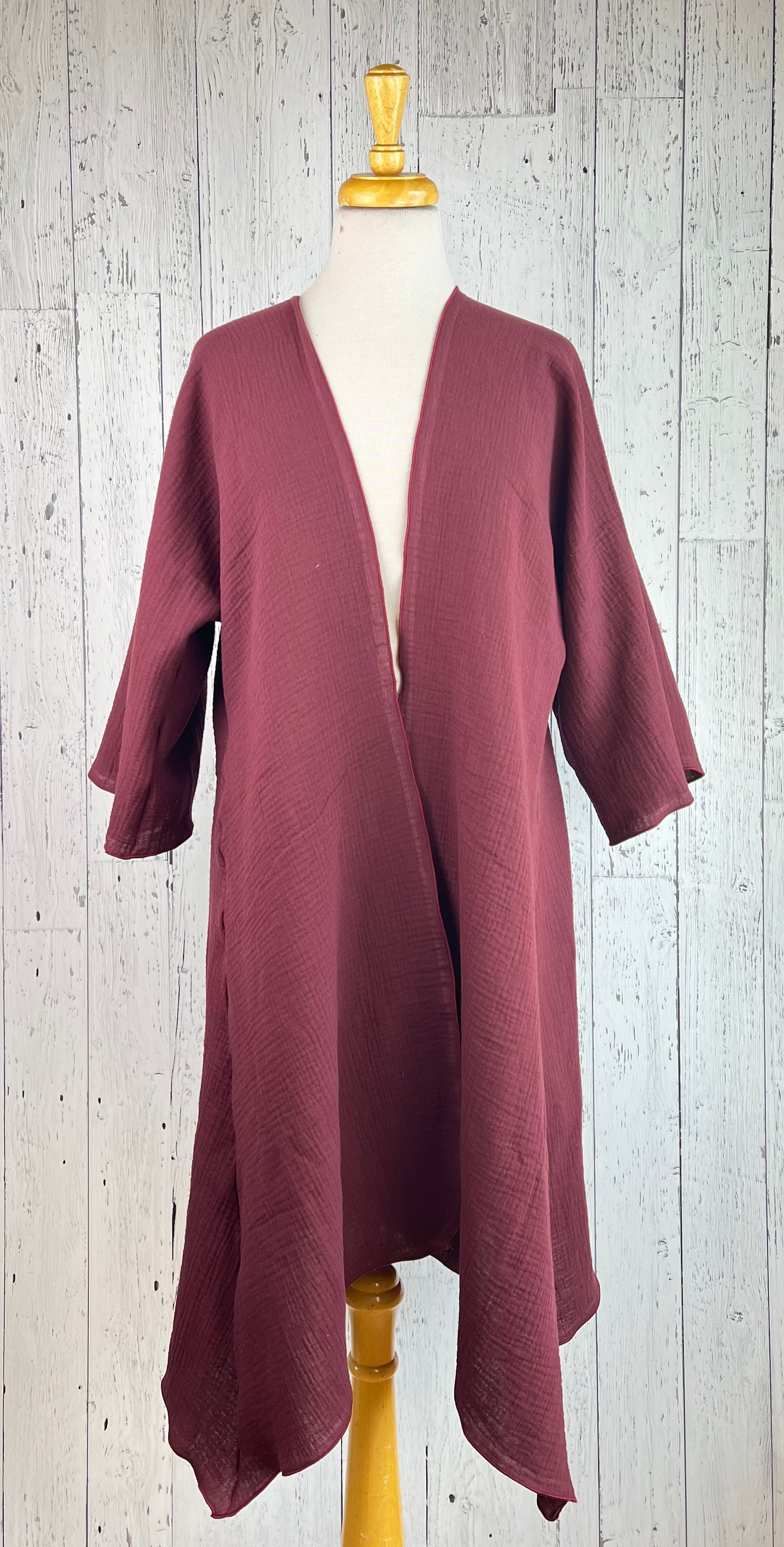 Mulberry Organic Cotton Sleeved Kimono