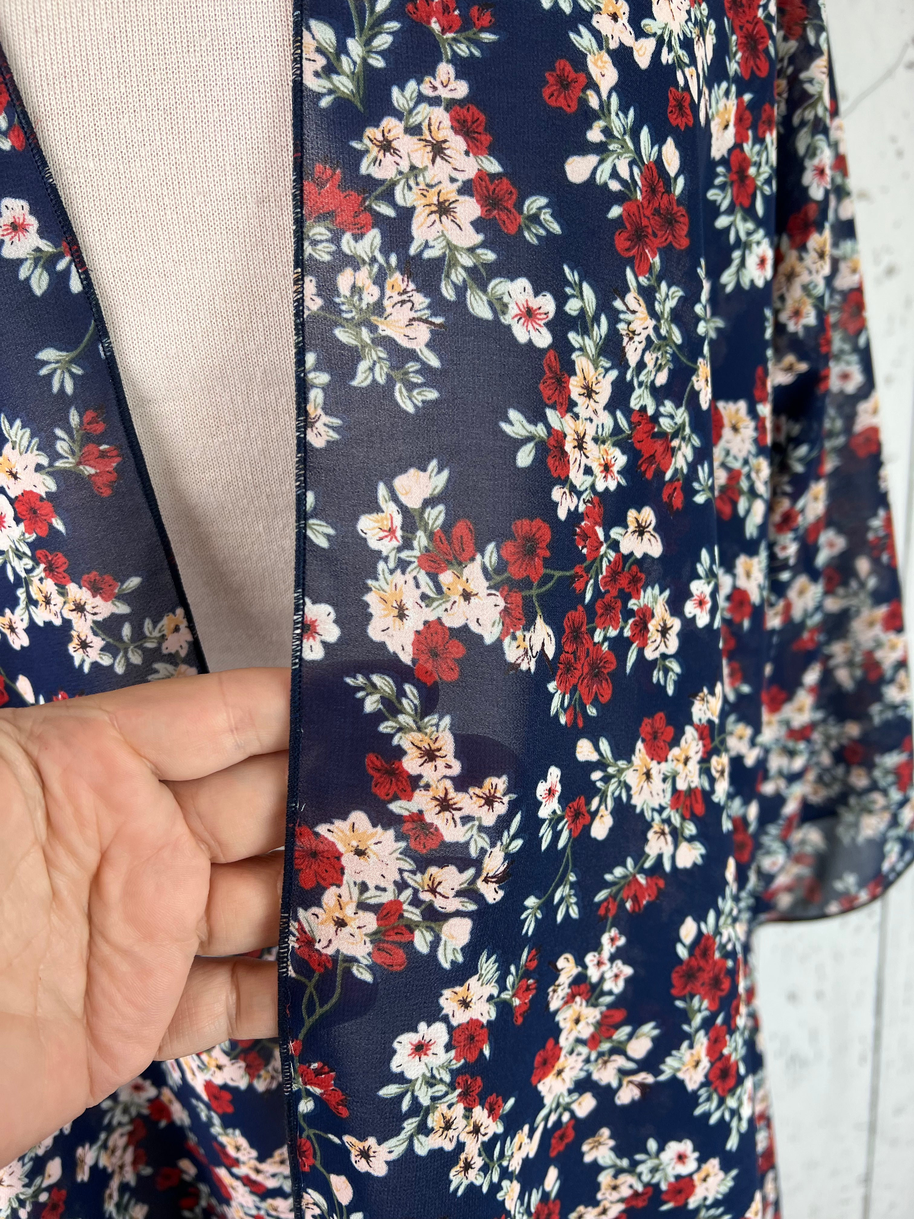 Navy Floral