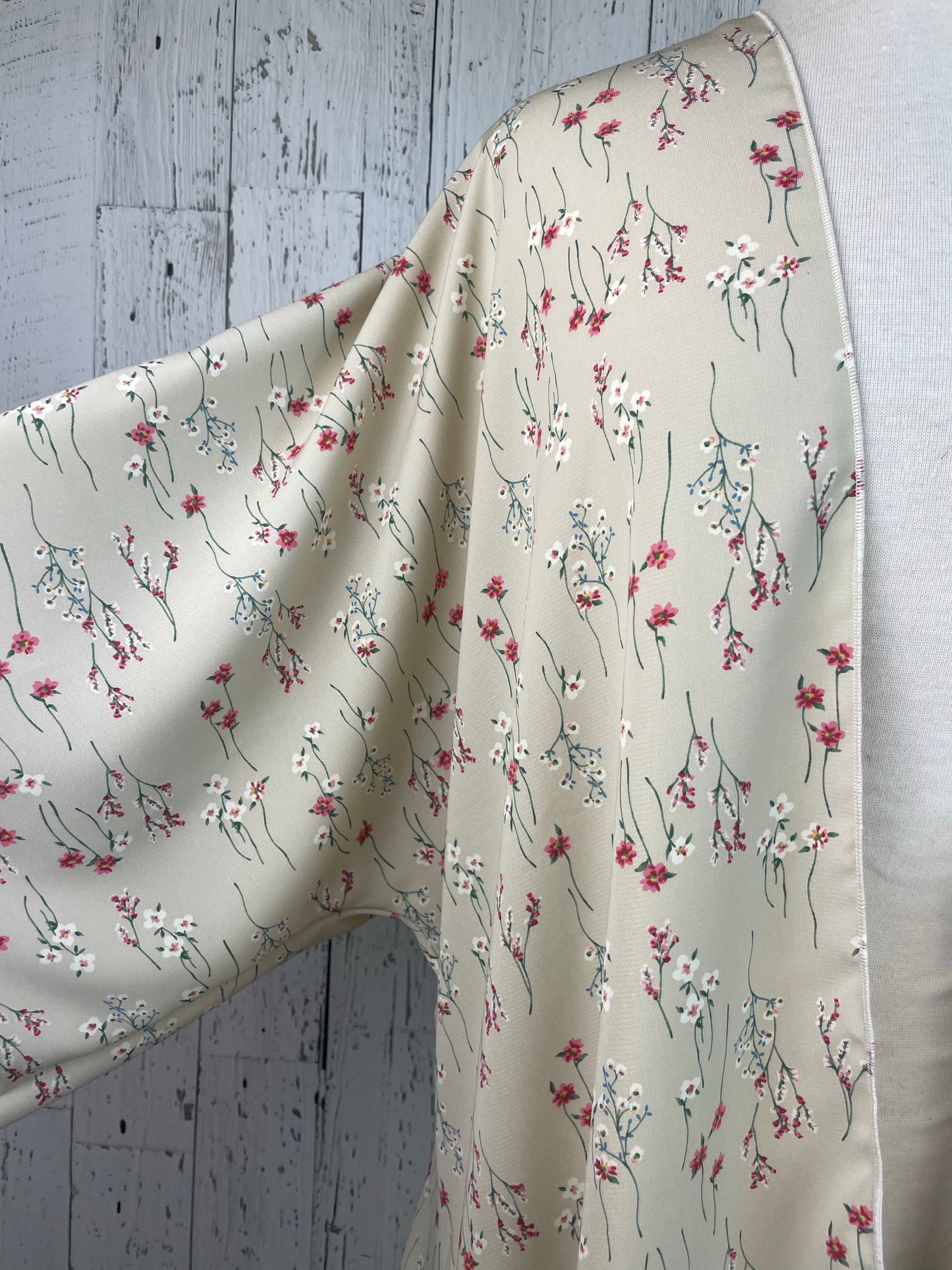 Spring Meadow Sleeved Kimono Mid Length