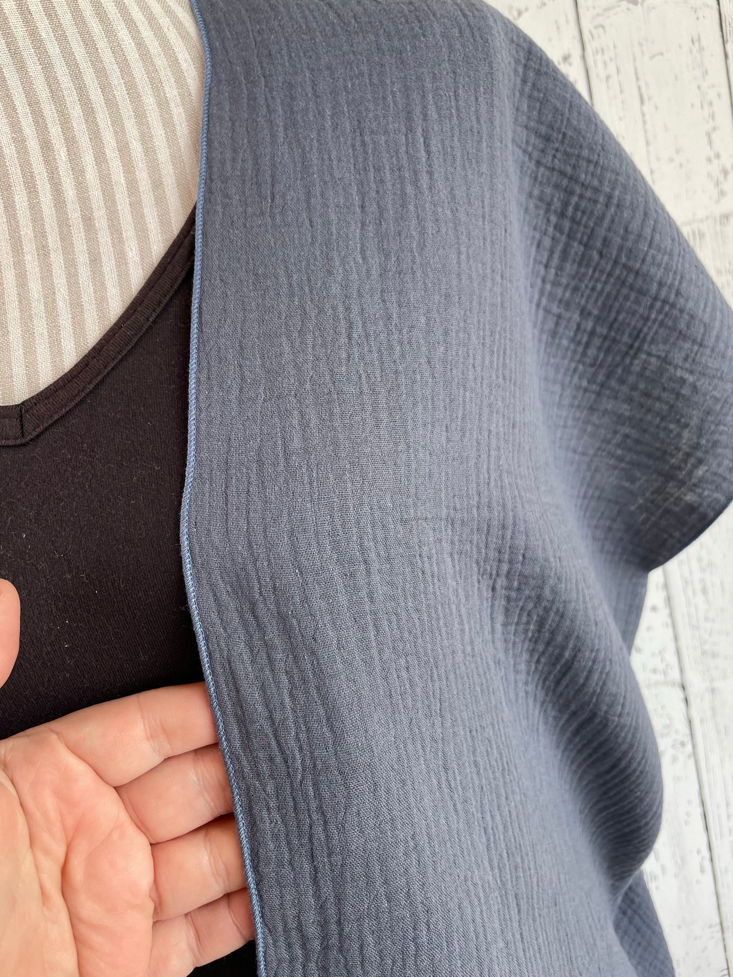 Storm Organic Cotton Sleeved Kimono