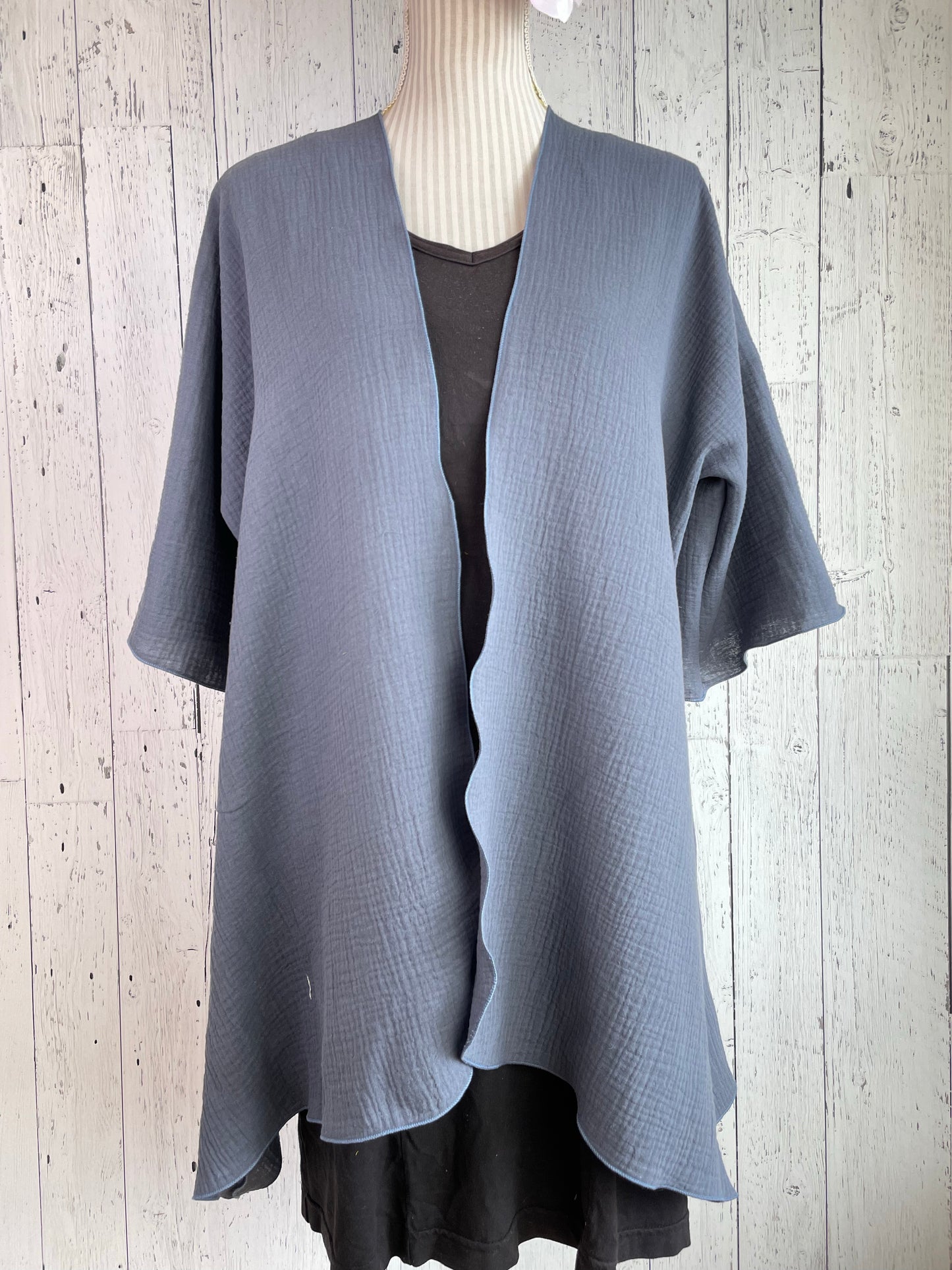Storm Organic Cotton Sleeved Kimono